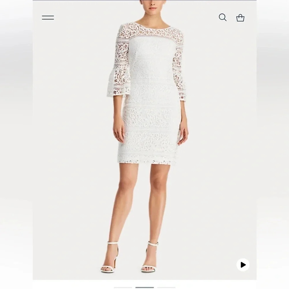 Lauren Ralph Lauren gorgeous lace dress size 2P NWT